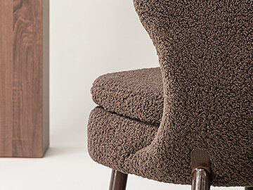 Möbel aus Teddystoff