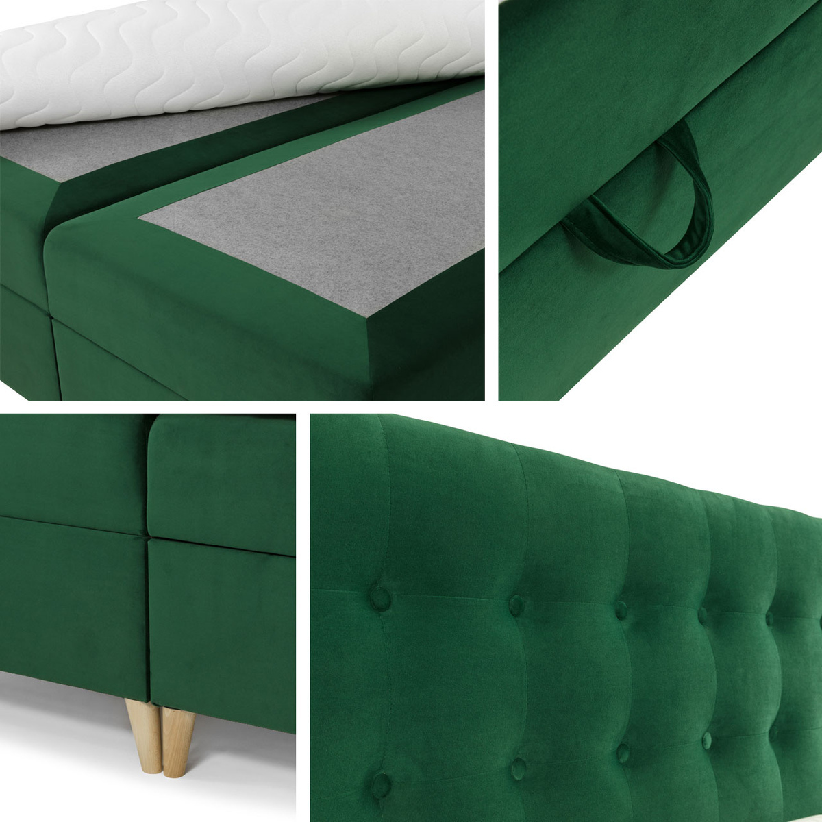 Boxspringbett Baltimore 130 (Magic Velvet 2201)