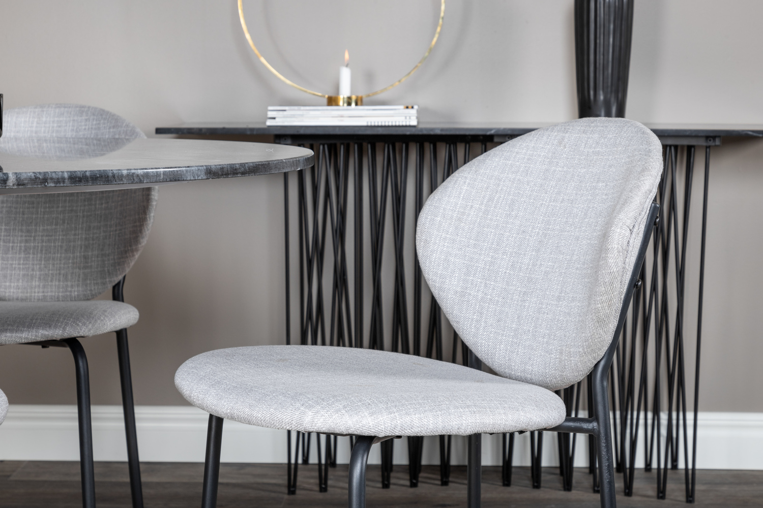 Essgruppe Dallas 1209 (Grau + Schwarz)