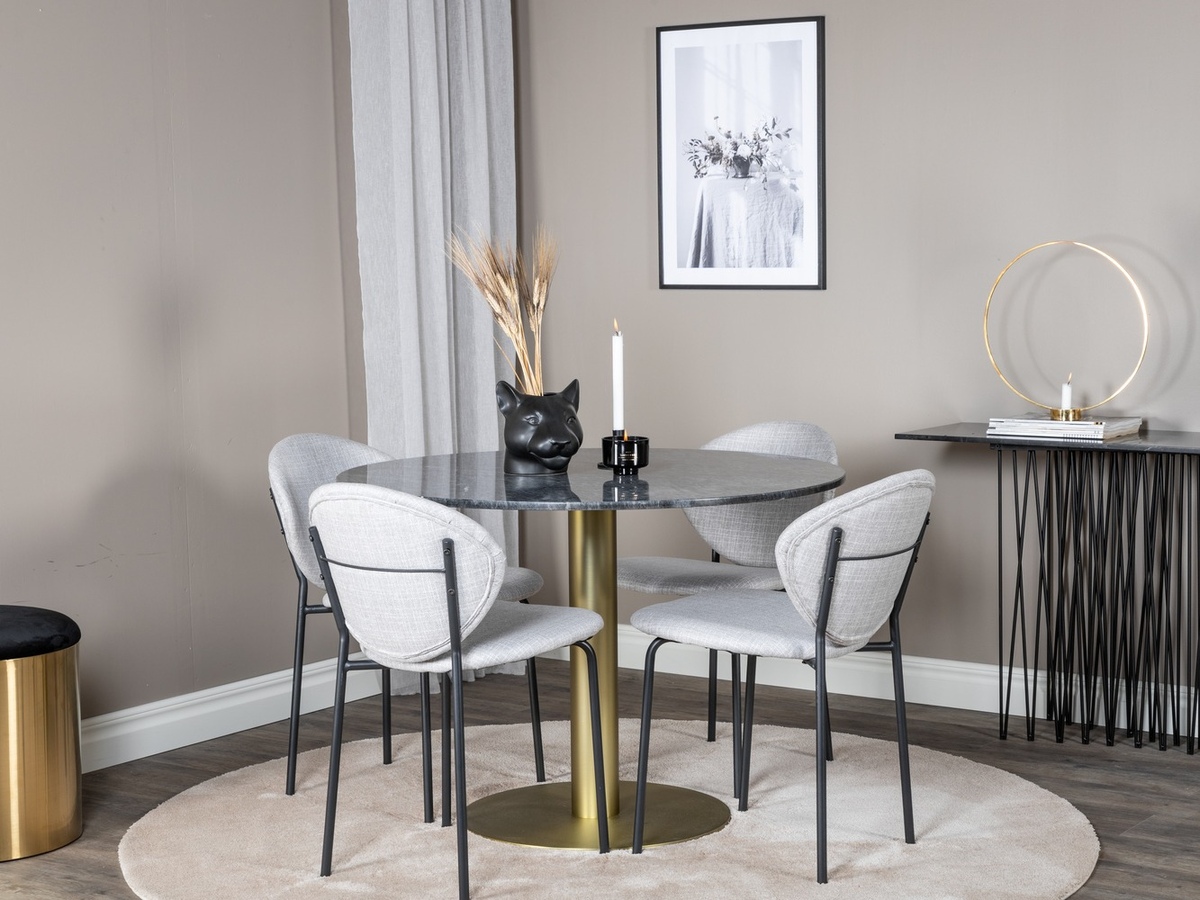 Essgruppe Dallas 1209 (Grau + Schwarz)