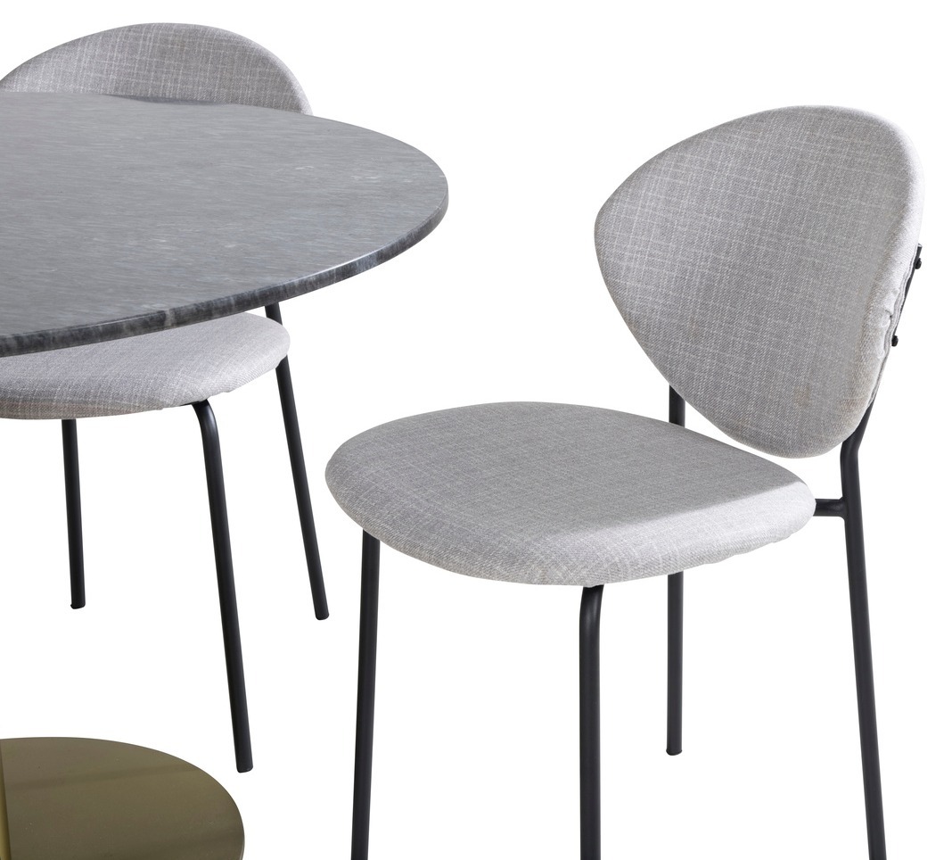 Essgruppe Dallas 1209 (Grau + Schwarz)