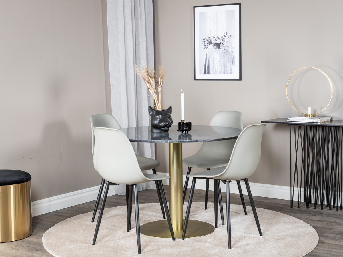 Essgruppe Dallas 1214 (Grau + Schwarz)