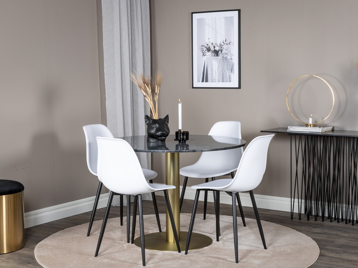 Essgruppe Dallas 1214 (Weiss + Schwarz)