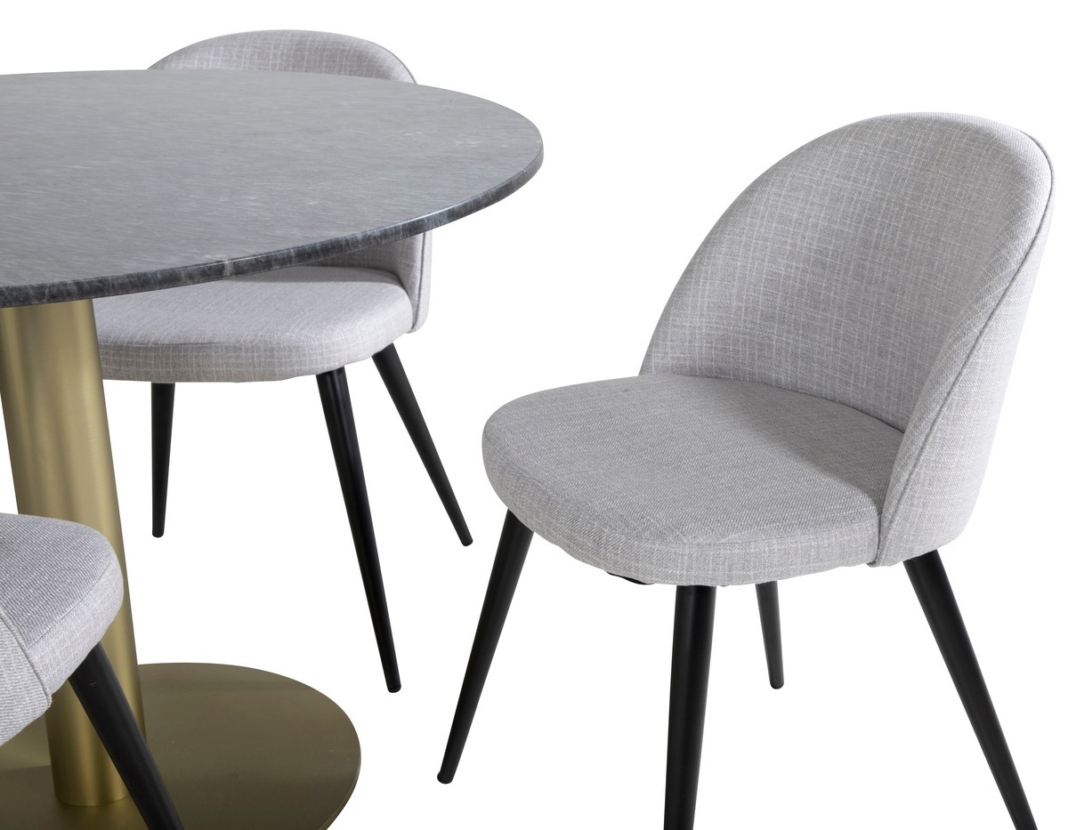 Essgruppe Dallas 1219 (Grau + Schwarz)