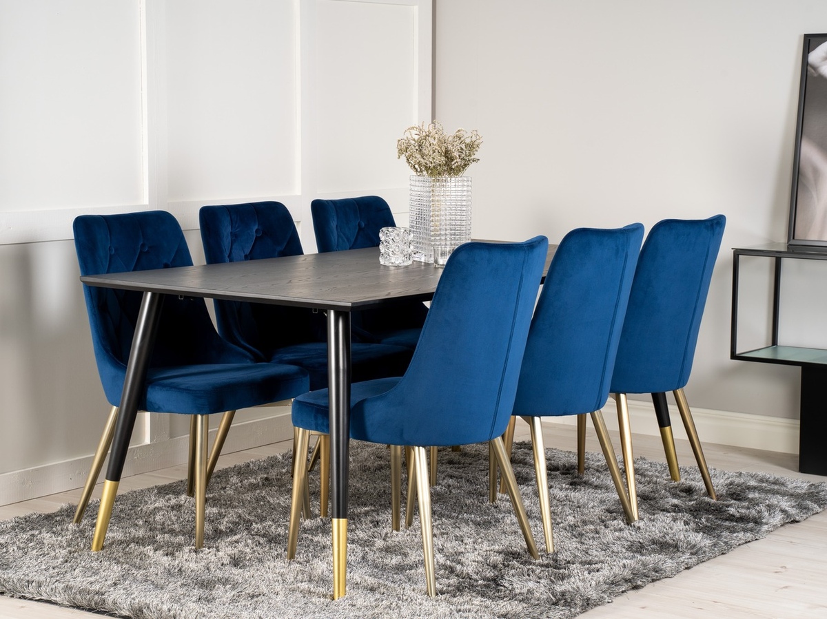 Essgruppe Dallas 1256 (Blau + Gold)