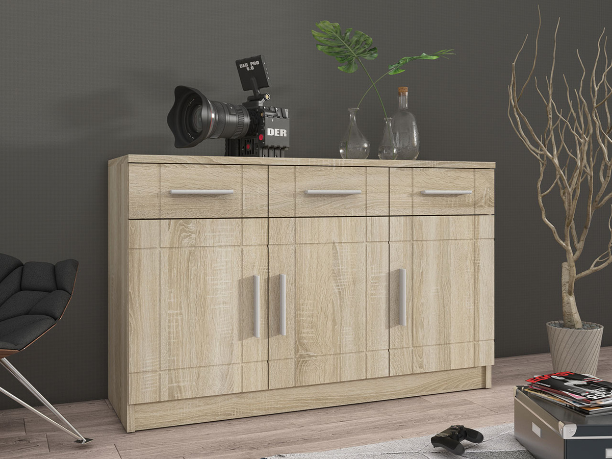 Kommoden Bacces I (Sonoma eichenholz)