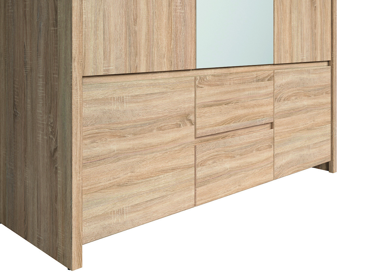 Kleiderschrank Nolroma 118 (Sonoma-Eiche)