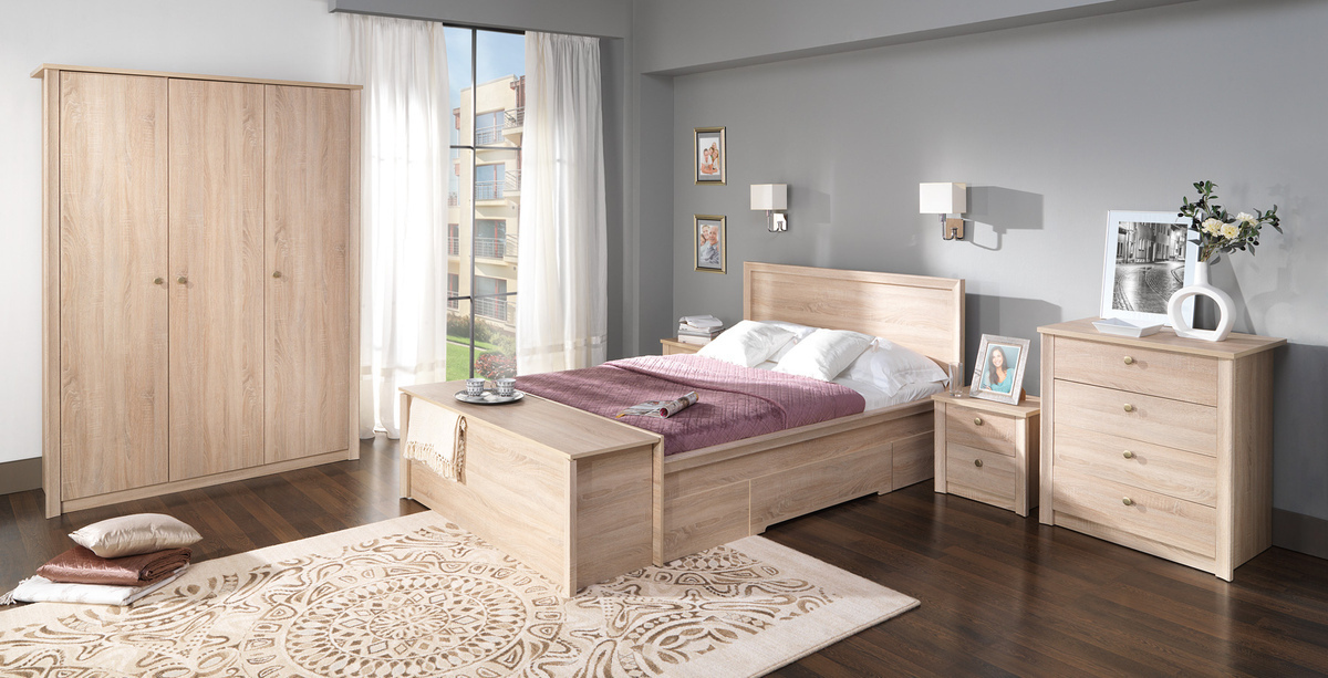 Kleiderschrank Elialo 105 (Sonoma-Eiche)