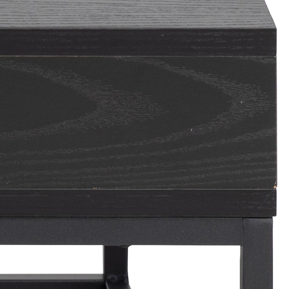Couchtisch Norsica 477 (Esche schwarz + Schwarz)