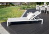 Garten-Loungesessel Dallas 2314 (Weiss + Grau)