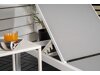 Garten-Loungesessel Dallas 2314 (Weiss + Grau)