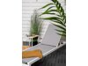 Garten-Loungesessel Dallas 2314 (Weiss + Grau)