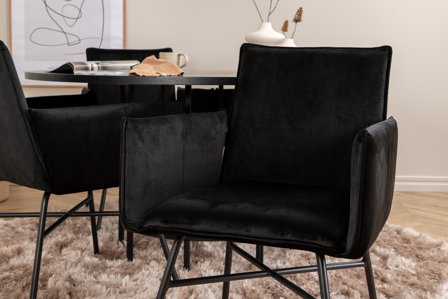 Essgruppe Dallas 2337 (Schwarz)