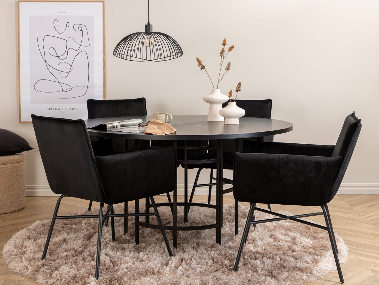 Essgruppe Dallas 2337 (Schwarz)