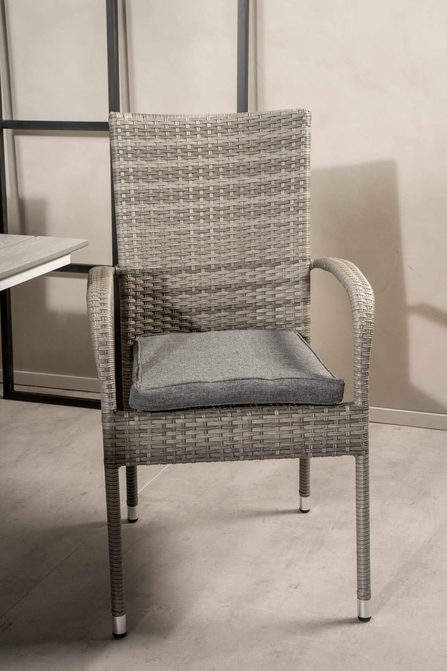 Tisch und Stühle Dallas 2408 (Grau + Dunkelgrau)