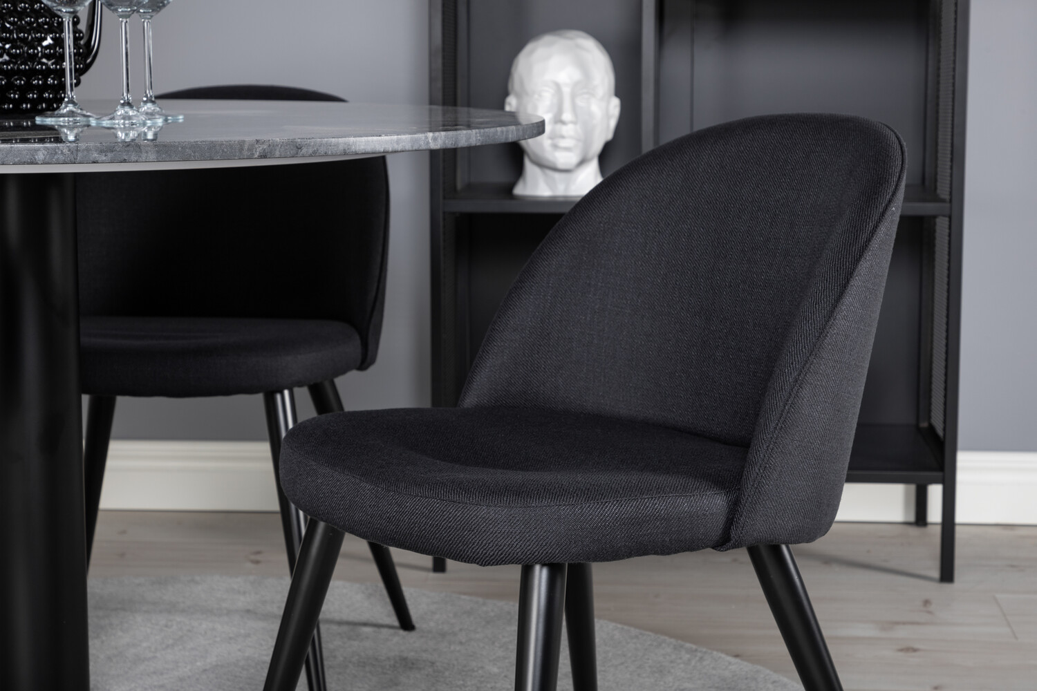 Essgruppe Dallas 2664 (Schwarz)