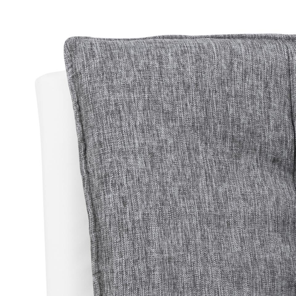 Schlafsofa Norsica 228 (Weiss + Hellgrau)