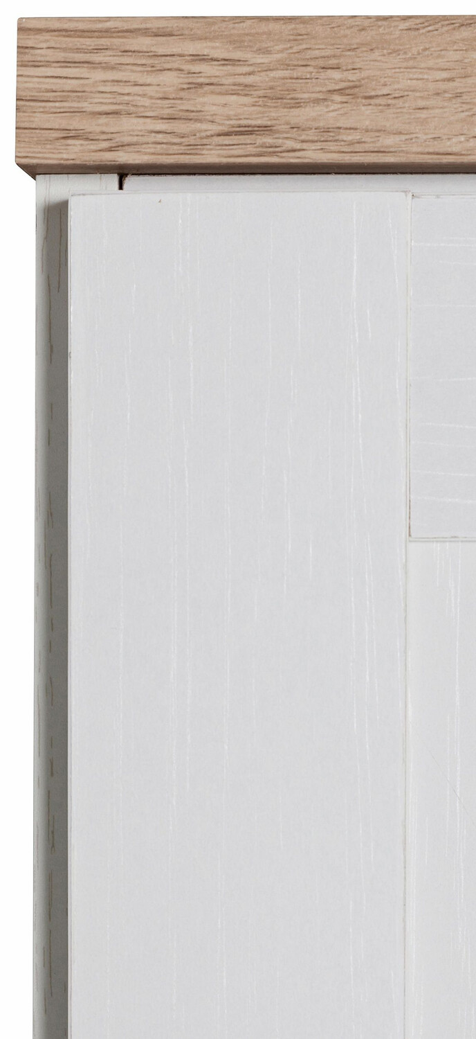 Kommoden Cirtene 105 (Weiss + Eichenholzoptik)