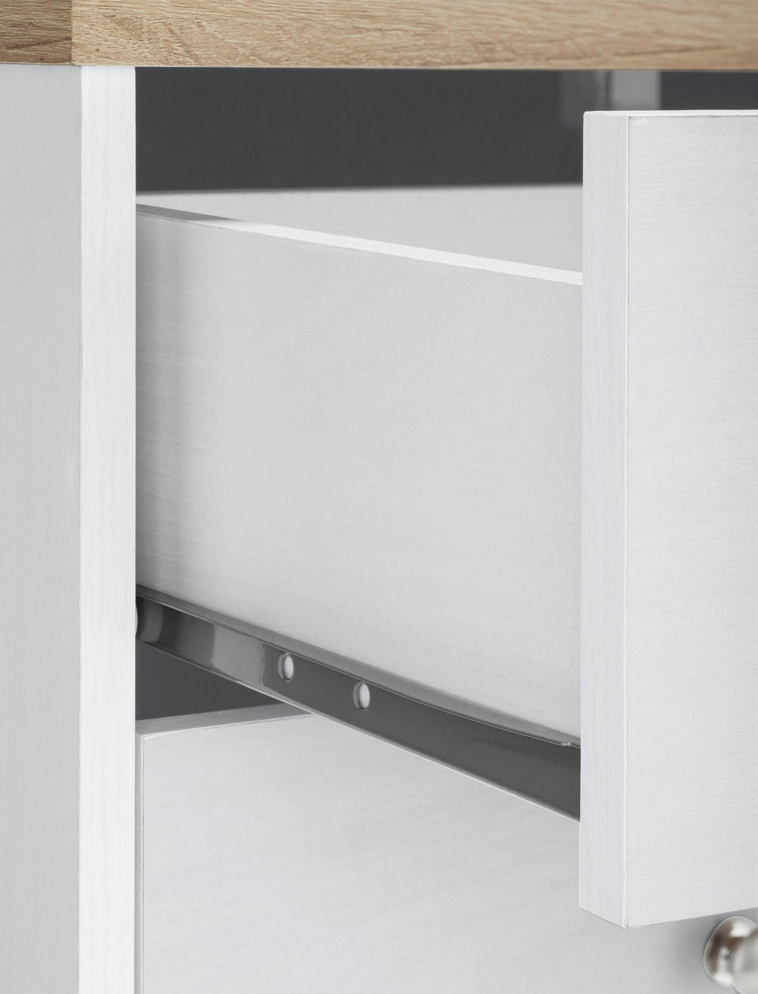 Kommoden Cirtene 105 (Weiss + Eichenholzoptik)