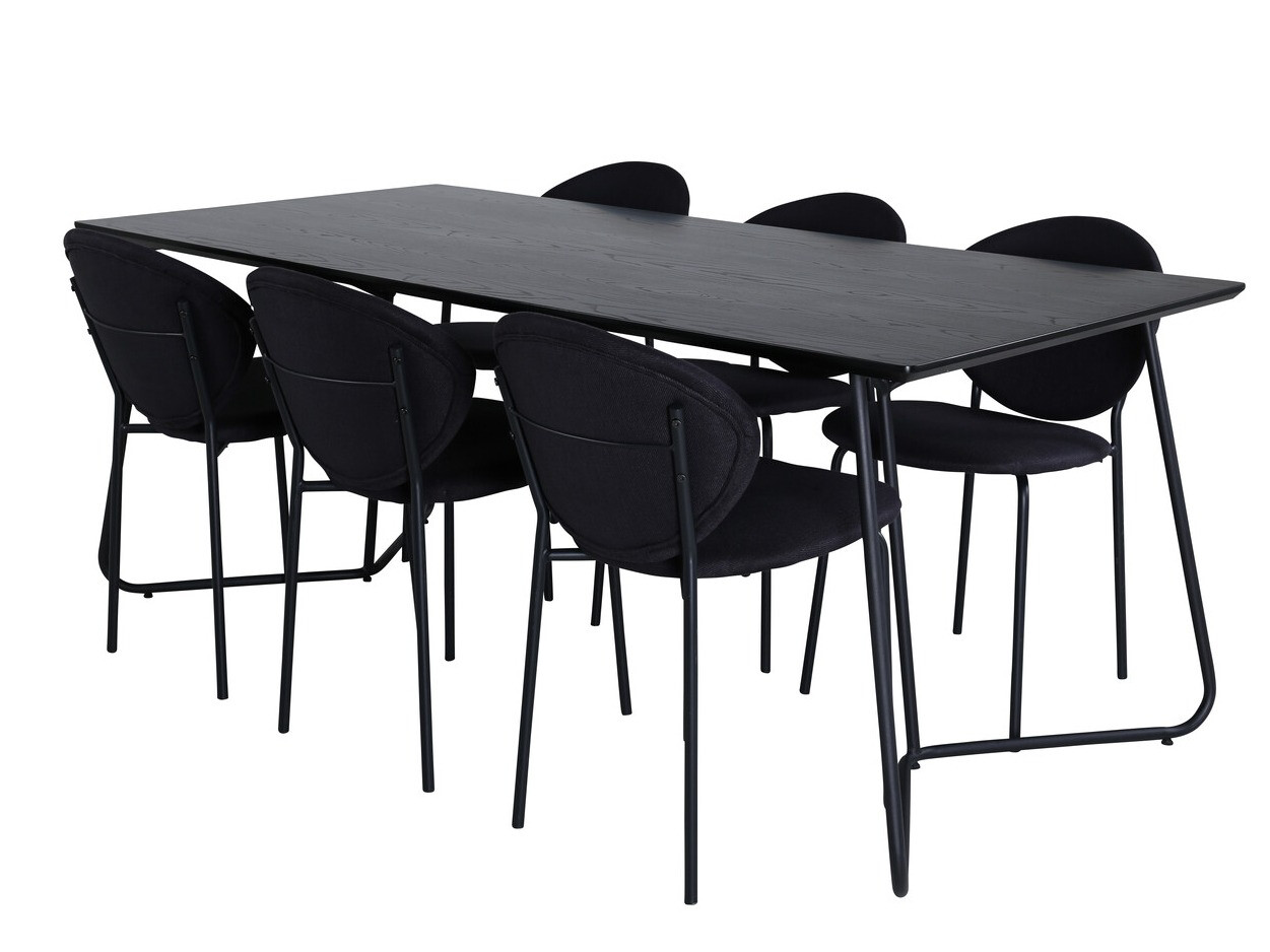 Essgruppe Dallas 3040 (Schwarz)