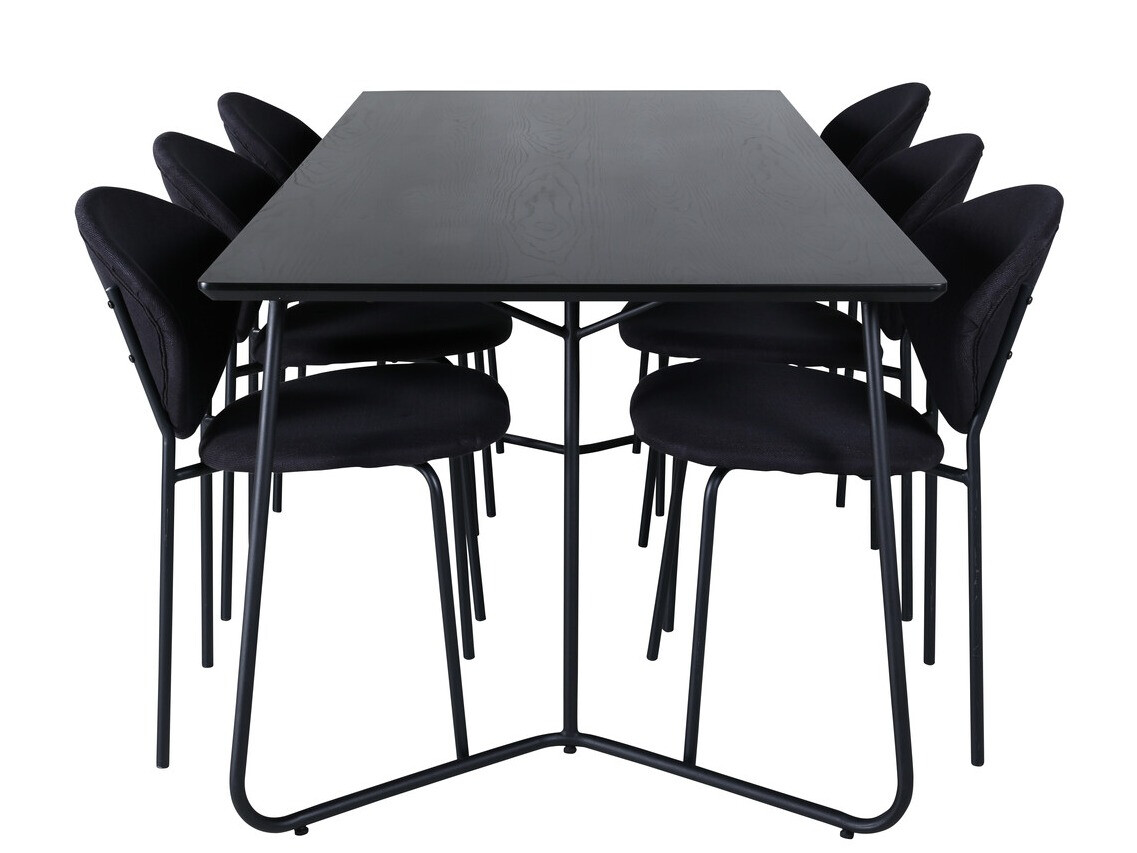 Essgruppe Dallas 3040 (Schwarz)