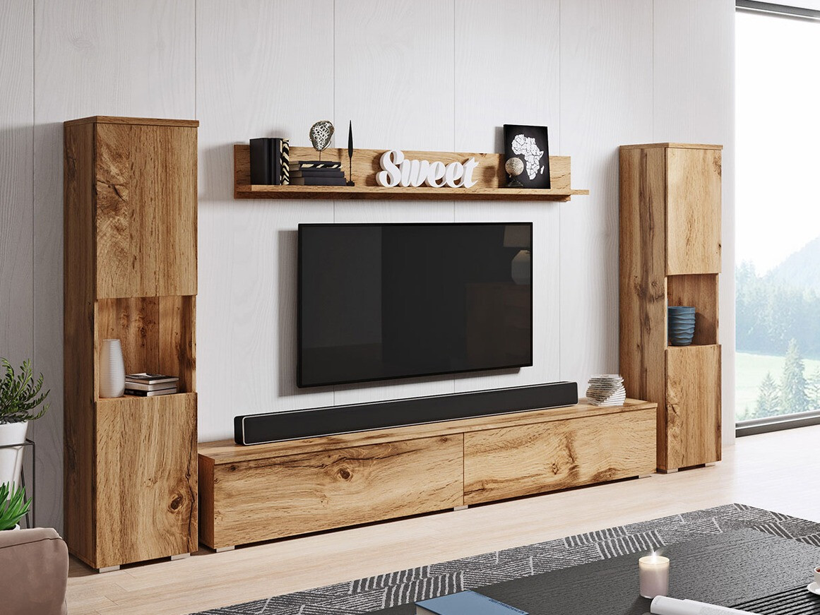 Wohnzimmer-Sets Sarasota 131 (Wotan Eiche)