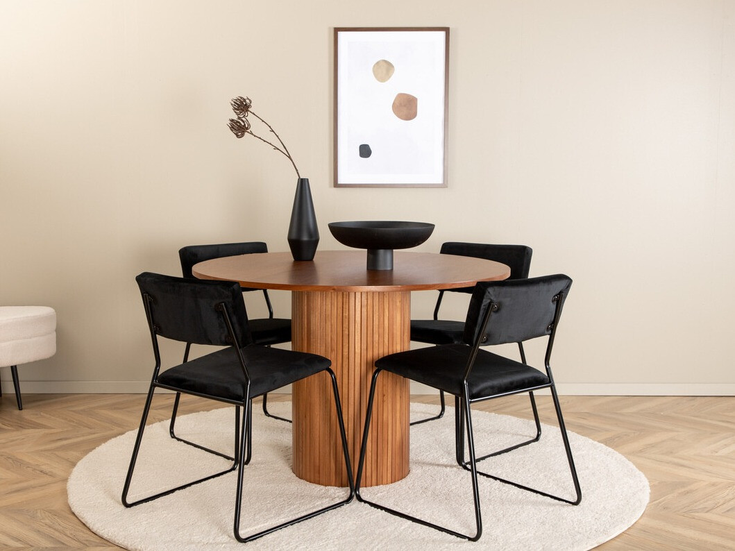 Essgruppe Dallas 3082 (Schwarz)