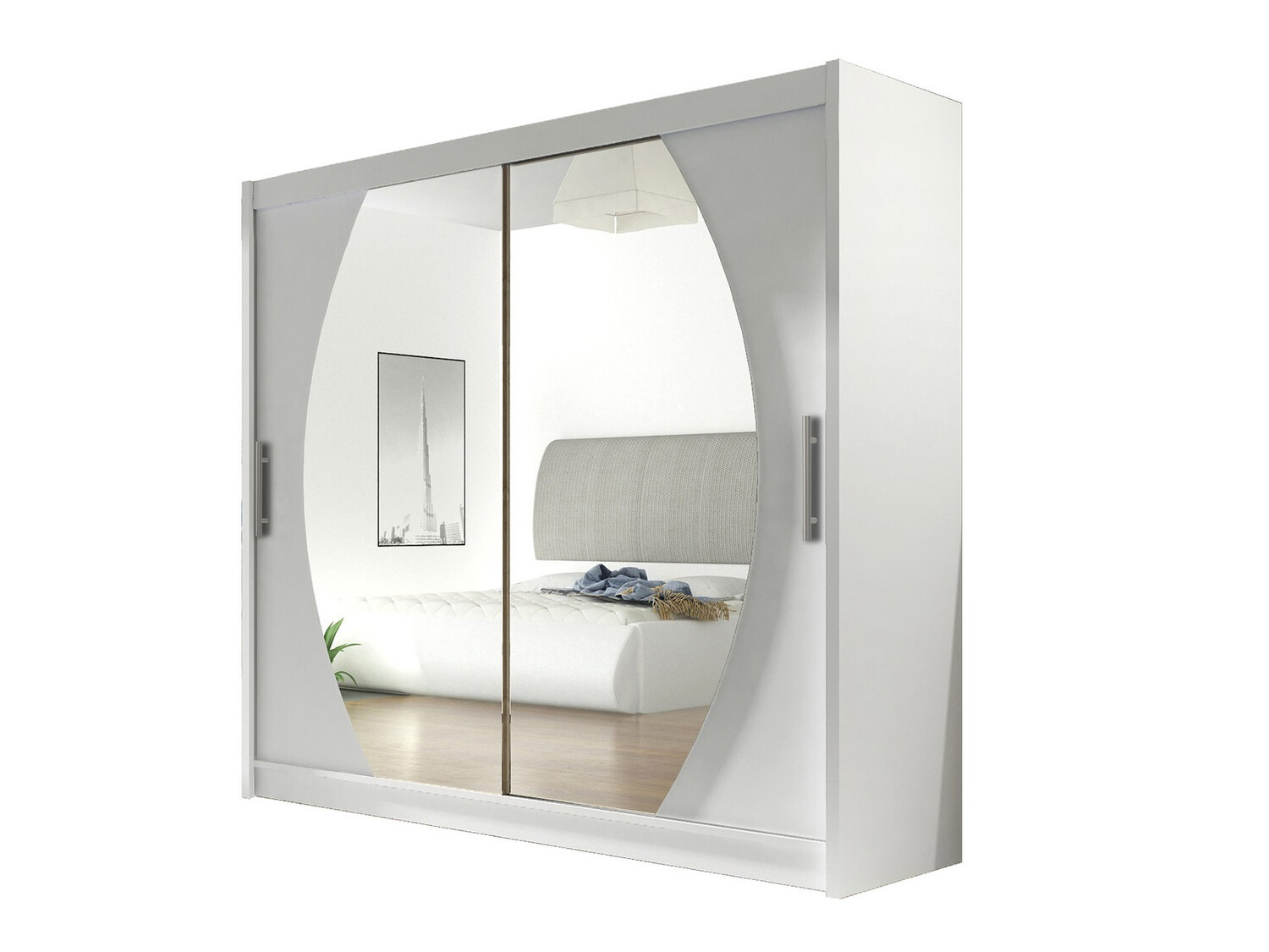 Kleiderschrank Closico Pallor IV (Weiss)