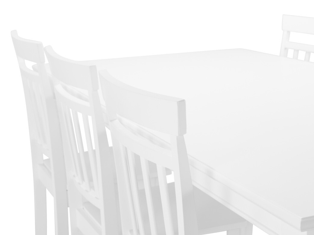 Esszimmergarnitur Provo 133 (Weiss)