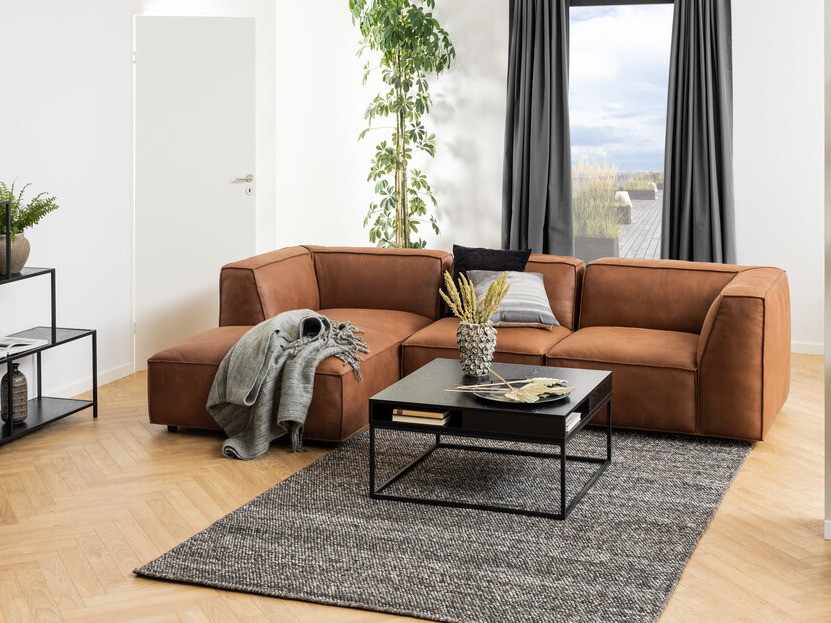 Couchtisch Norsica 477 (Esche schwarz + Schwarz)