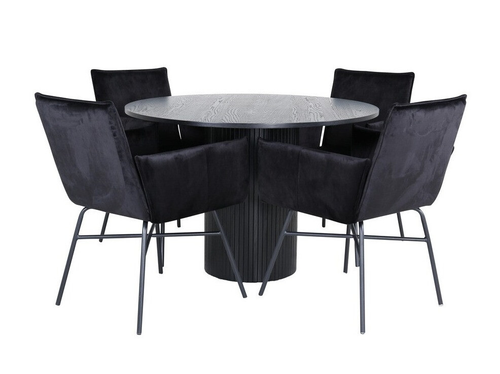 Essgruppe Dallas 3092 (Schwarz)