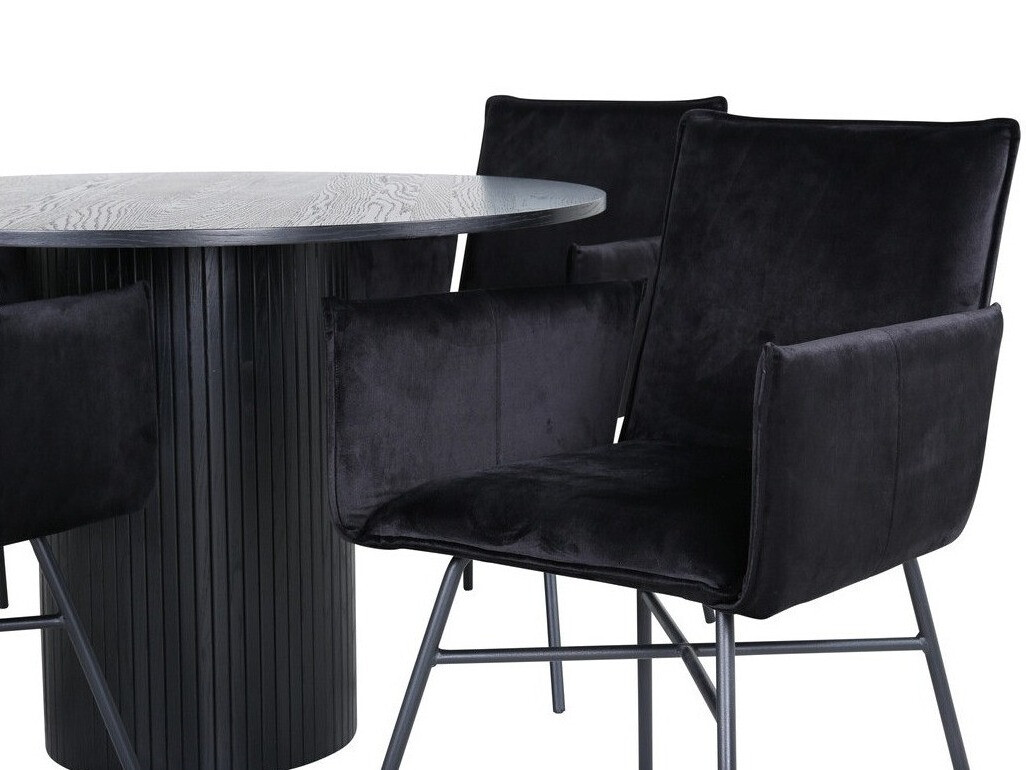 Essgruppe Dallas 3092 (Schwarz)