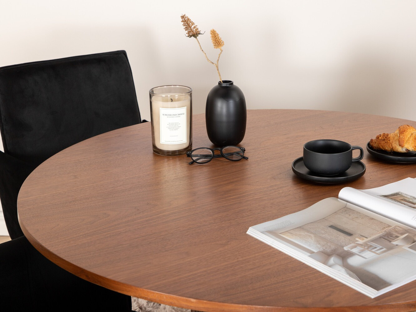 Essgruppe Dallas 3093 (Schwarz + Kupfer)