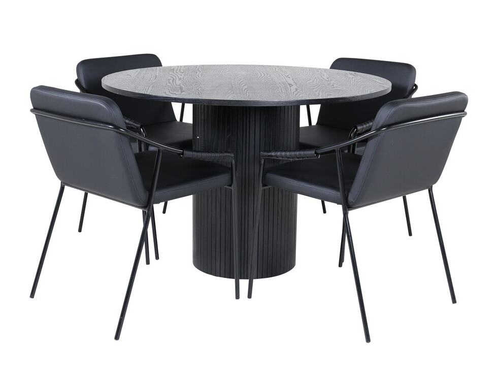 Essgruppe Dallas 3098 (Schwarz)