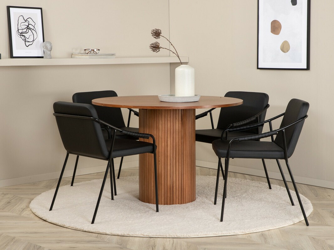 Essgruppe Dallas 3098 (Walnussholzoptik)