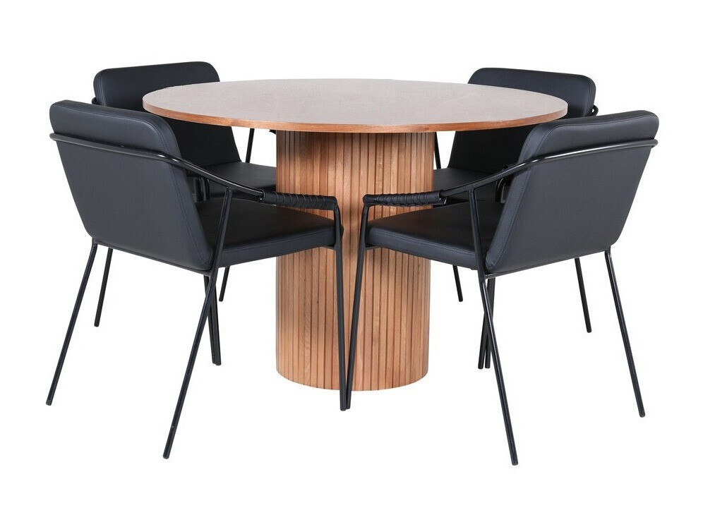 Essgruppe Dallas 3098 (Walnussholzoptik)