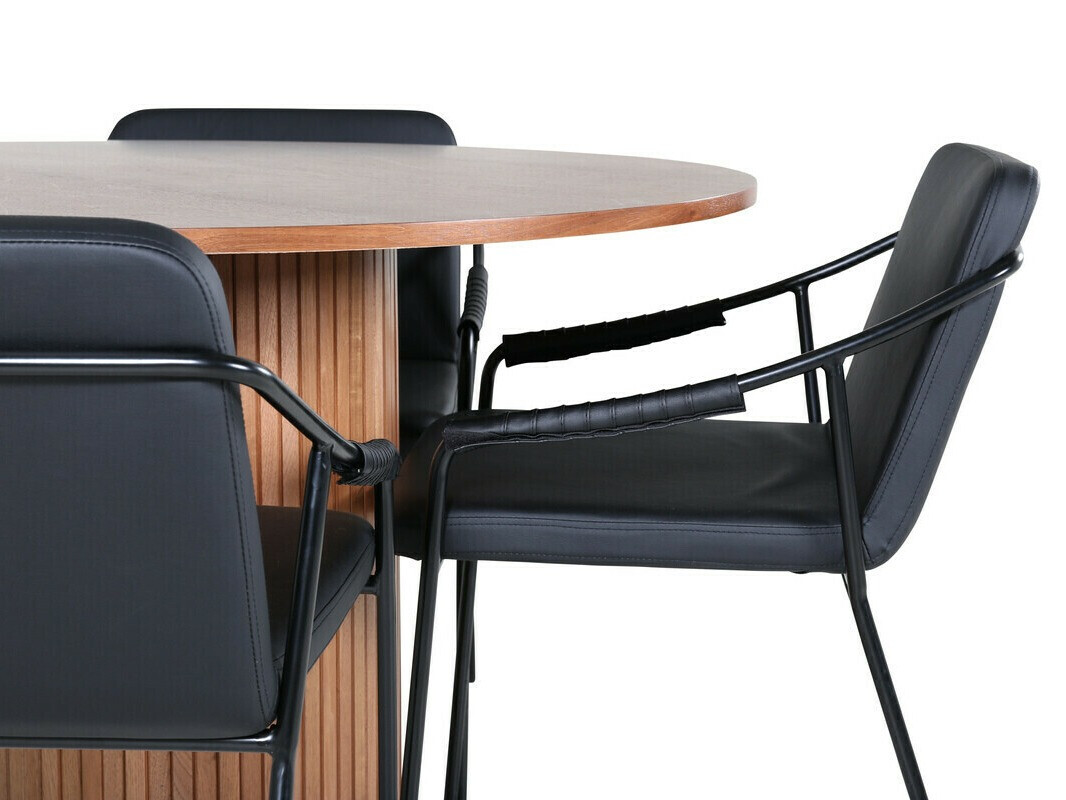 Essgruppe Dallas 3098 (Walnussholzoptik)