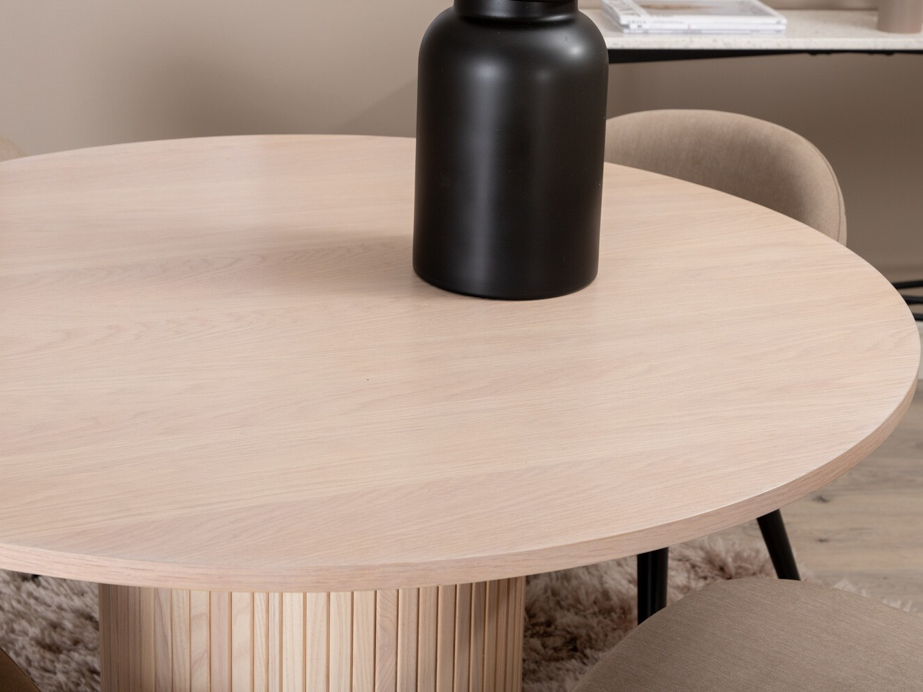 Essgruppe Dallas 3072 (Beige + Schwarz)