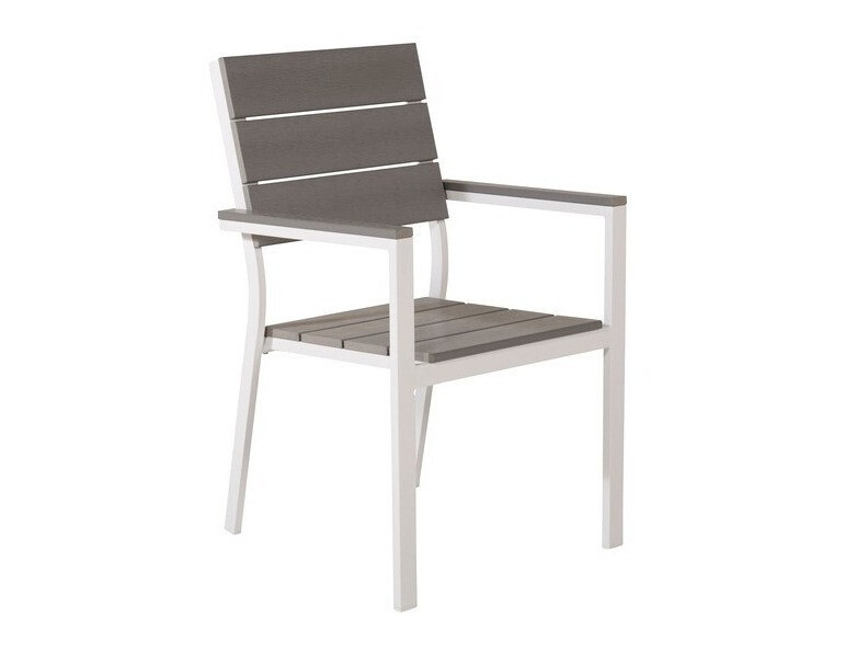 Gartenstuhl Dallas 717 (Grau + Weiss)