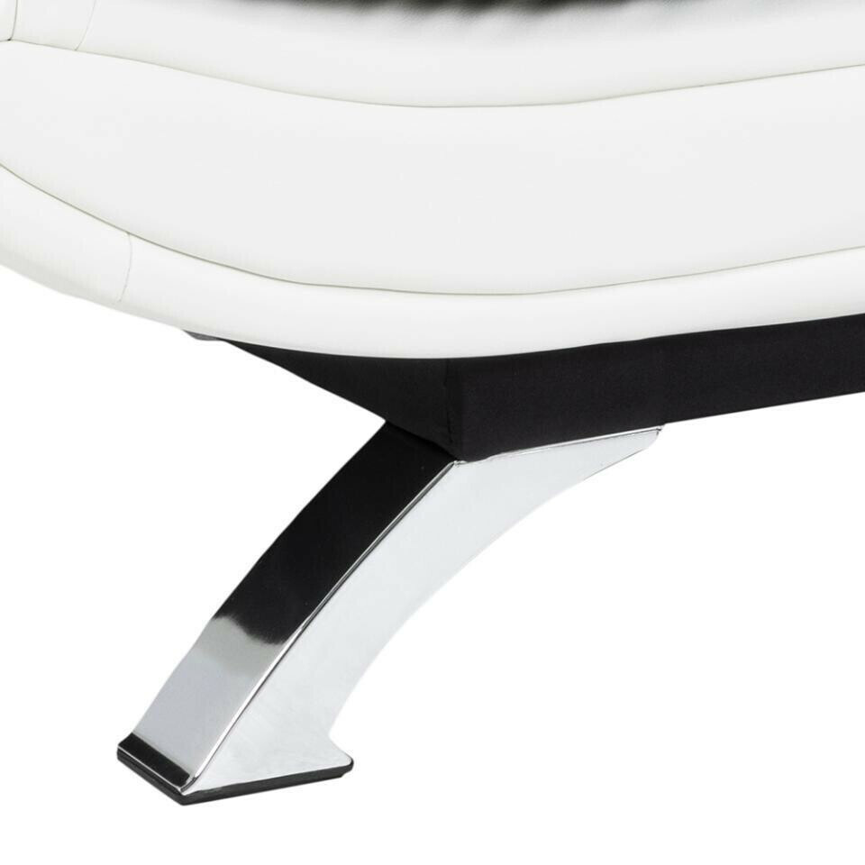 Schlafsofa Norsica 228 (Weiss + Hellgrau)