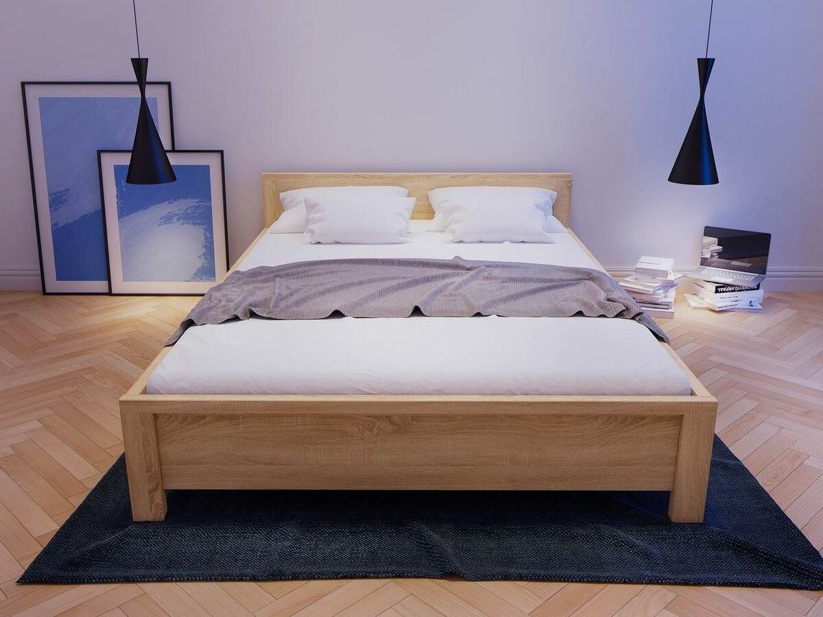 Bett Nolroma 120 (Sonoma eichenholz)