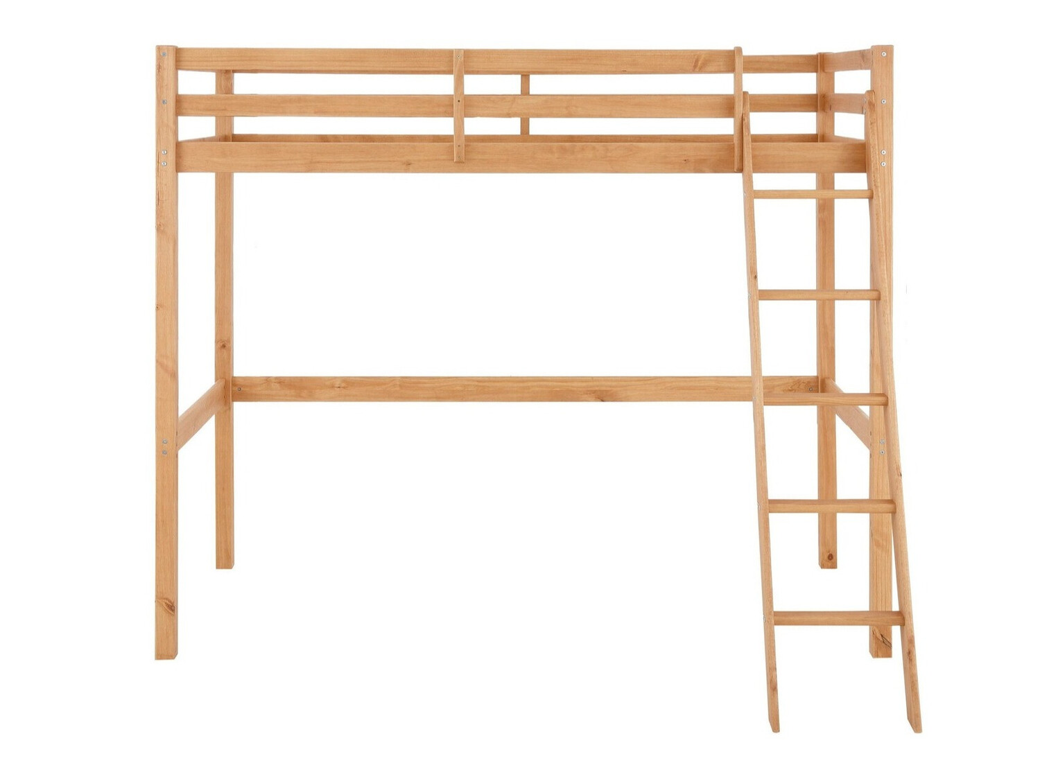 Hohes Bett Ruvfiva 105 (Kiefernholzoptik)