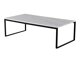 Couchtisch Dallas 179 (Weisser Marmor + Schwarz)
