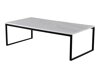Couchtisch Dallas 179 (Weisser Marmor + Schwarz)