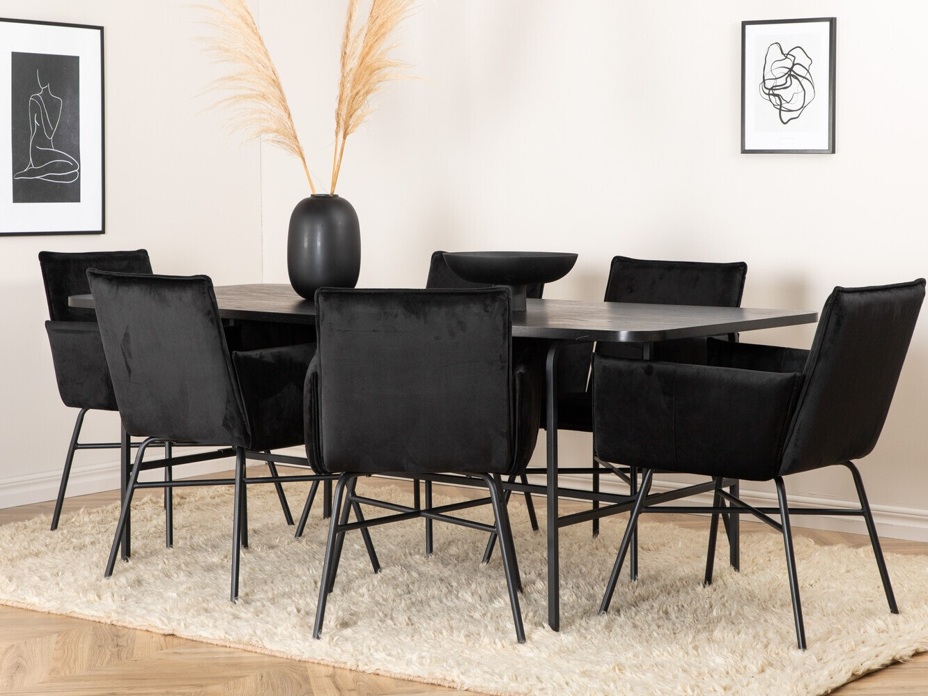 Essgruppe Dallas 2788 (Schwarz)