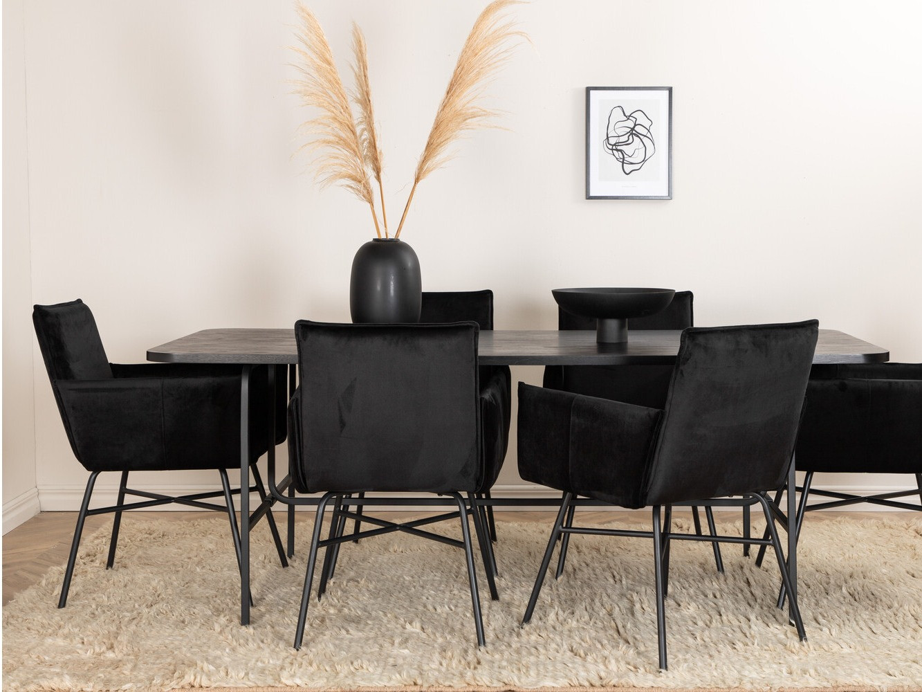 Essgruppe Dallas 2788 (Schwarz)