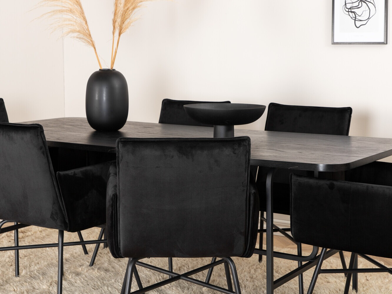 Essgruppe Dallas 2788 (Schwarz)