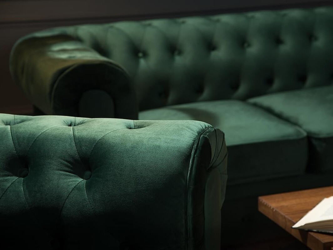 Chesterfield polstermöbel-set Manor House Ophfenu 110 (Grün)