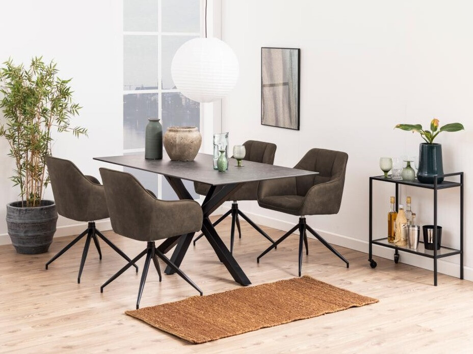 Stuhl Norsica 494 (Braun + Schwarz)