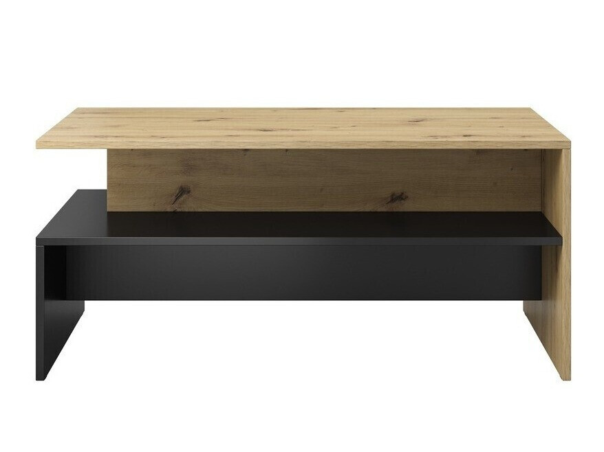Couchtisch Serodeu 103 (Artisan-Eiche + Mattschwarz)